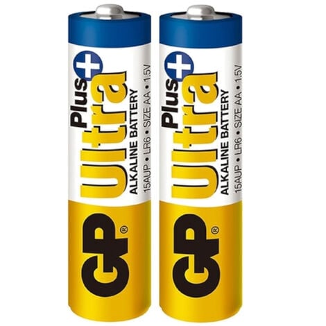 Pile alcaline GP Ultra+ 1,5V C LR14 Blister 2