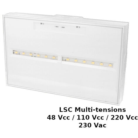 Luminaire sur Source Centrale antipanique IP44 Multitensions Zemper Toledo