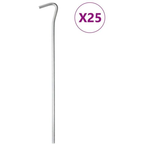 Zeltheringe 25 Stk. 23 cm Ø5 mm Verzinkter Stahl vidaXL325690 (1/5)