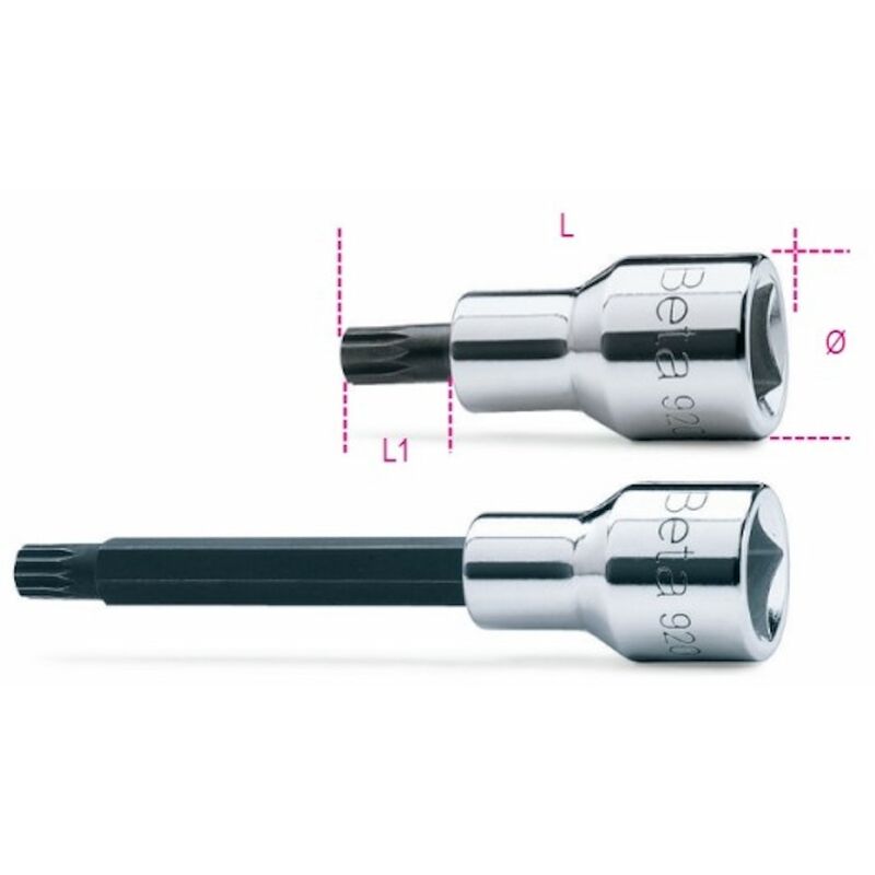 Beta utensili serie di chiavi a t con maschio snodato per viti con