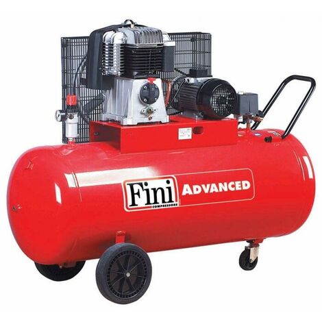 Compressore Advanced bicilindrico a cinghia 100LT MK102/N - Fini