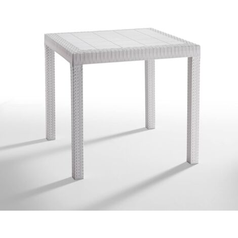 Vaso In Plastica Effetto Rattan PAFEN – 20 Cm Con Inserto Bianco, Per Interni/Esterni
