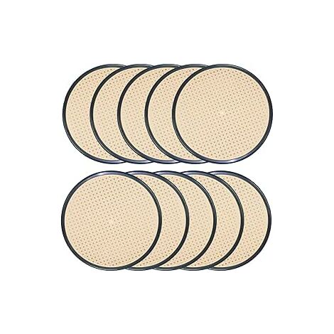 BAZEITFLOW 3 Pezzi Molla Per Patio In Fibra Di Vetro Piastra - Foto 3