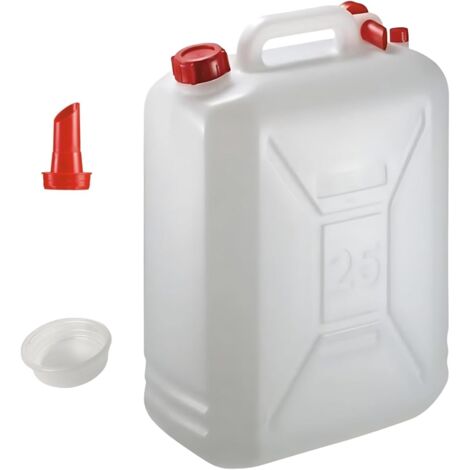 Tanica in Plastica con Tappo e Dosatore - Fusto HDPE Contenitore per Condensa Condizionatore - 10 Litri