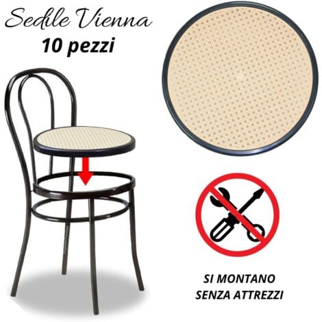 Stil Sedie - Ricambio Fondelli Sedile Per Sedia Vienna Thonet (2nero - Foto 11