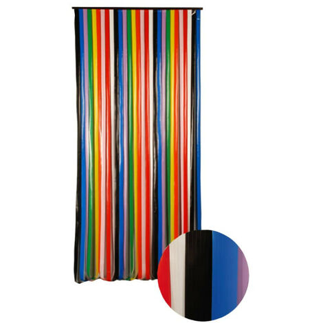Super Soft Capri - Multicolour vertical stripes