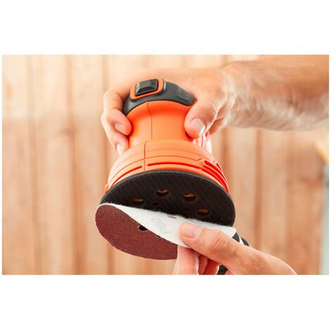 Black & Decker Bew220-qs Orbital Sander 150W Orange