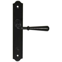 Door handle on plate with condemnation model Beynac - Fer Noir