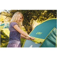 Pack Camping - Automatic tent BESTWAY 2 places - 235 x 145 x 100 cm - Camping Ground Cover FUN&amp;GO Green - 3 x 3 m