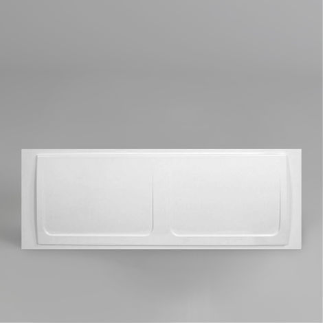 Cavalier Bathroom High Gloss White Acrylic Modern Front Bath Panel 550mm X 1700mm (1/2)