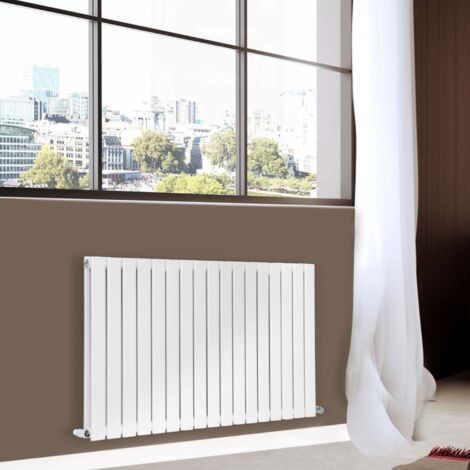 Honeywell 600 X 1158 mm Vertical Flat Panel White Designer Radiator (1/4)