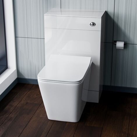 Elora Back to Wall Toilet Pan with Concealed Cistern WC Unit Set