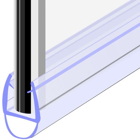 900mm Glass Shower Door Rubber Seal Strip Gap 5 mm (1/3)