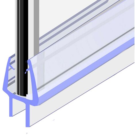 900 mm Glass Shower Door Rubber Seal Strip Gap 8 mm