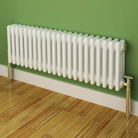MAINE WHITE 300X999 HORIZONTAL TRIPLE COLUMN DESIGNER RADIATOR CENTRAL ...