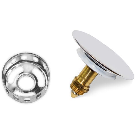 Easy Clean Bath Click Clack Sprung Waste - Overflow