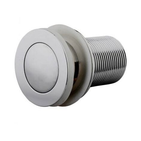 Slotted Pop Up Basin Sink Waste Push Button