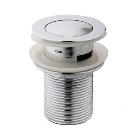 Slotted Pop Up Basin Sink Waste Push Button