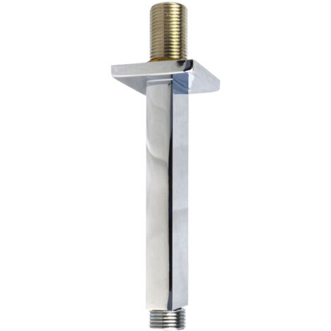 120mm Rectangular Ceiling Shower Arm Chrome (1/3)