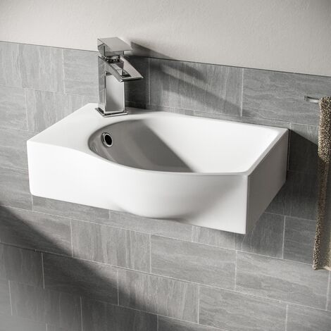 Tulla Cloakroom Rectangle Basin Sink