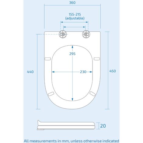 PP Quick Release Soft Close Toilet Seat White