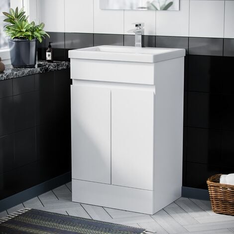 Alaska 500mm Basin Vanity Unit White