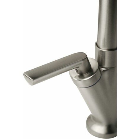 Fusion Swivel Kitchen Sink Mono Mixer Tap Brushed Nickel
