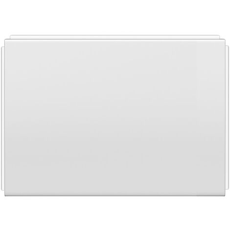 750mm Bathtub End Bath Panel White (1/2)