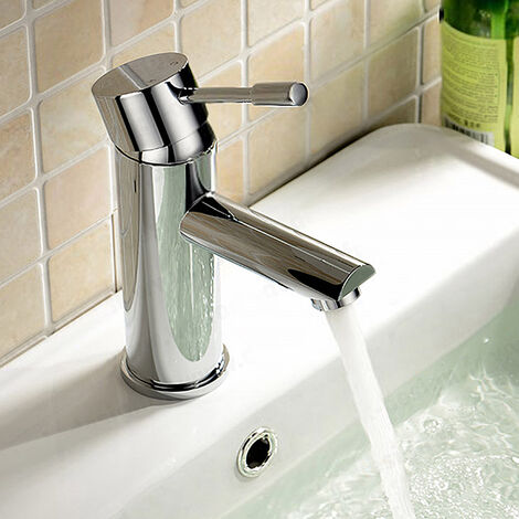 Blossom Contemporary Basin Sink Mono Mixer Tap & Waste (1/5)