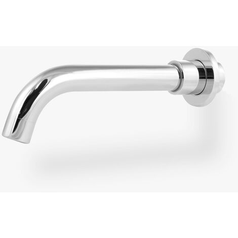 Contemporary Wall Mounted Chrome Basin Sink Mono Mixer Tap & Waste (1/5)