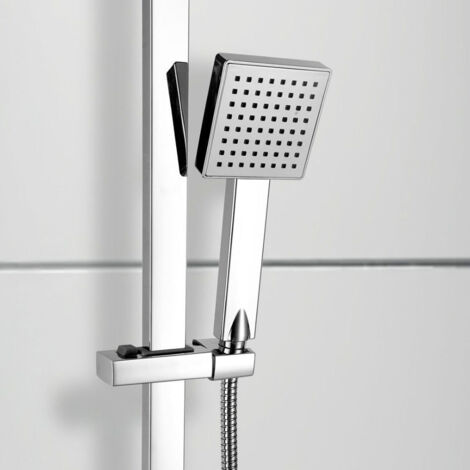 Single Mode ABS Square Faceplate Handset Chrome (1/3)