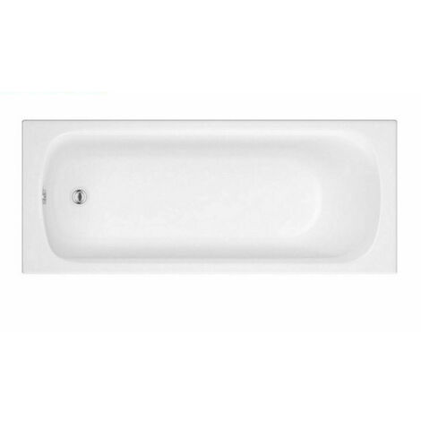 Kaif 1600mm x 700mm Standard Round Single Ended Bath With Legs