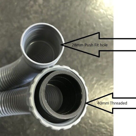 820mm Easy Install PVC Hose for Bath Waste Overflow