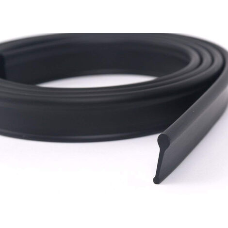 1200mm Black Soft Rubber Shower Door Seal for Folding Bath Screen (1/3)