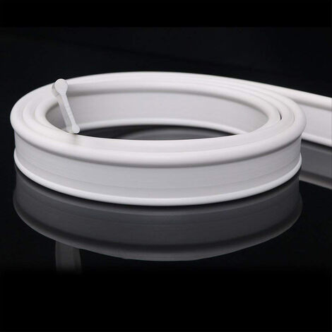 1200mm White Soft Rubber Shower Door Seal for Folding Bath Screen (1/3)