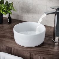 Etive 310mm Cloakroom Round Counter Top Basin Bowl