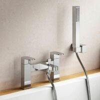 Eclipse Modern Bath Shower Mixer Tap and Hand Held
