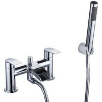 Corry Waterfall Bath Filler, Shower Mixer Tap & Waste Chrome