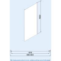 Jupiter 1000mm Shower Bi-Fold Door, 900mm Side Panel Enclosure & Tray Chrome
