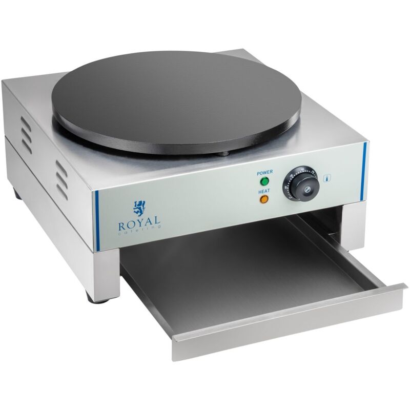 Crêpière électrique Professionnelle Krampouz 40 Cm - 3000W - Parfaite Pour Crêpes Et Galettes