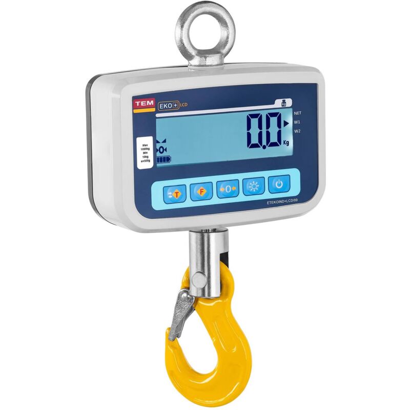 Digitale Haken Hängewaage LED Kranwaage Industriewaage 1000 kg 1 ton Lastenwaage Digitale Haken Hängewaage LED Kranwaage Industriewaage 1000 kg 1 ton Lastenwaage