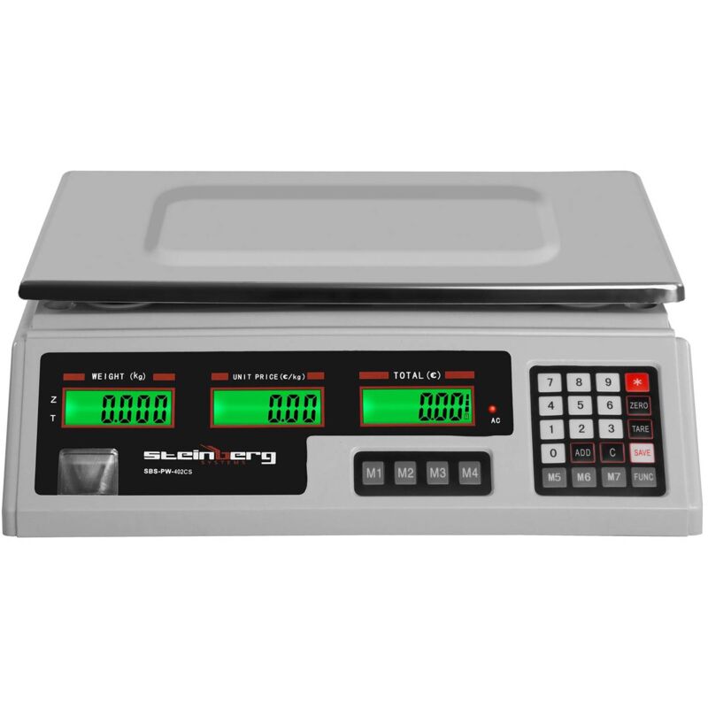 Digital-Waage mit Preisanzeige bis 30 kg 