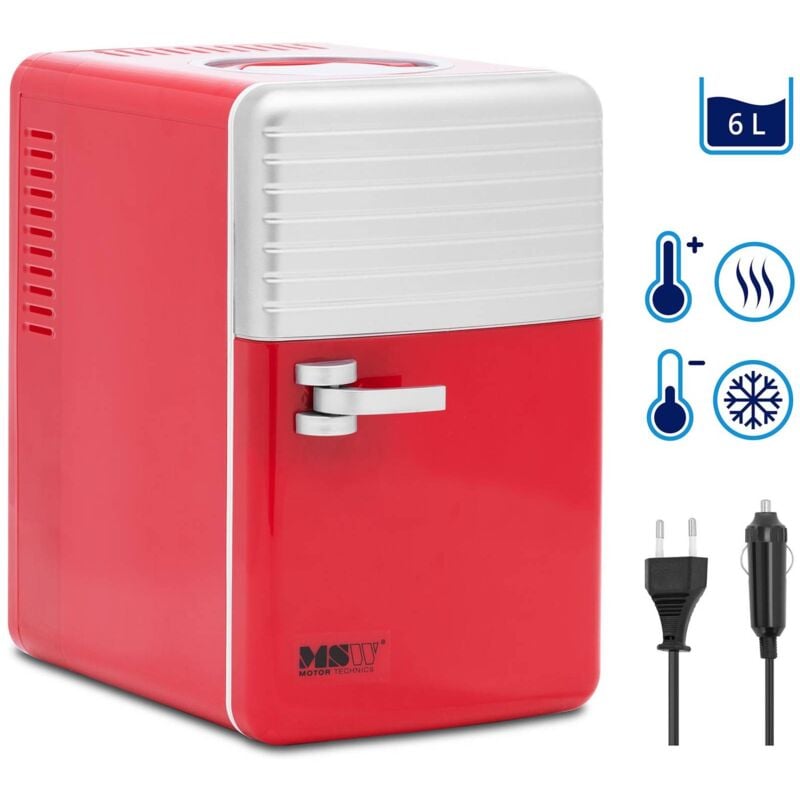 Mini-Kühlschrank + Warmhaltefunktion Tischkühlschrank 12V/220-240V