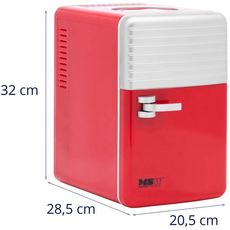 Mini-Kühlschrank + Warmhaltefunktion Tischkühlschrank 12V/220-240V 5 - 55°C  6L