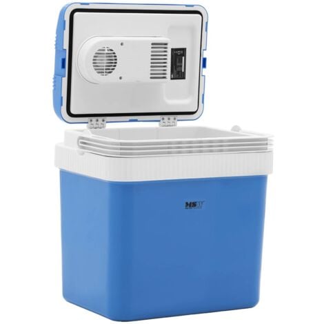 Grau Elektrische Kühlbox 25 Liter mit Kühlen Warmhaltefunktion
