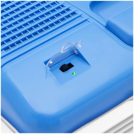 Elektrische Kühlbox, 45 Liter, mit USB, blau
