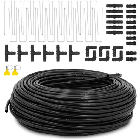 50m 100m Perlschlauch Tropfschlauch 1/2" Inkl. Zubehör Set - Foto 7