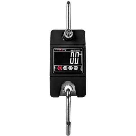 Digitale Kranwaage Wildwaage 300 Kg – Hängewaage Mit Hold & Tara, 100 G Schritte