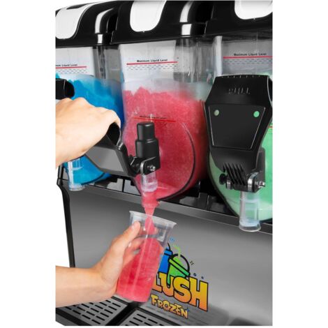 Slush Eis Maschine Slushmaschine Ice Maker Softeis Slusheis 3 x 10 Liter