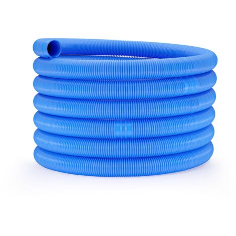 Poolschlauch Schwimmbadschlauch Schwimmschlauch mit Muffen blau 32 mm 1,30€/m 